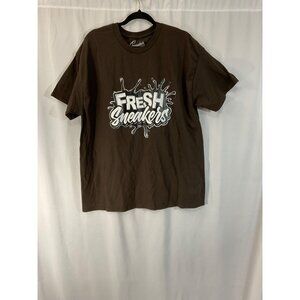 Men's Sneaker Threads "Fresh Sneakers" Brown Tee-Shirt